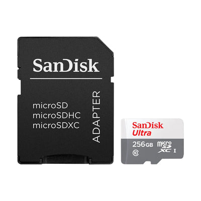Tarjeta de memoria SanDisk Ultra Micro SD 256GB UHS-I Clase 10 con adaptador